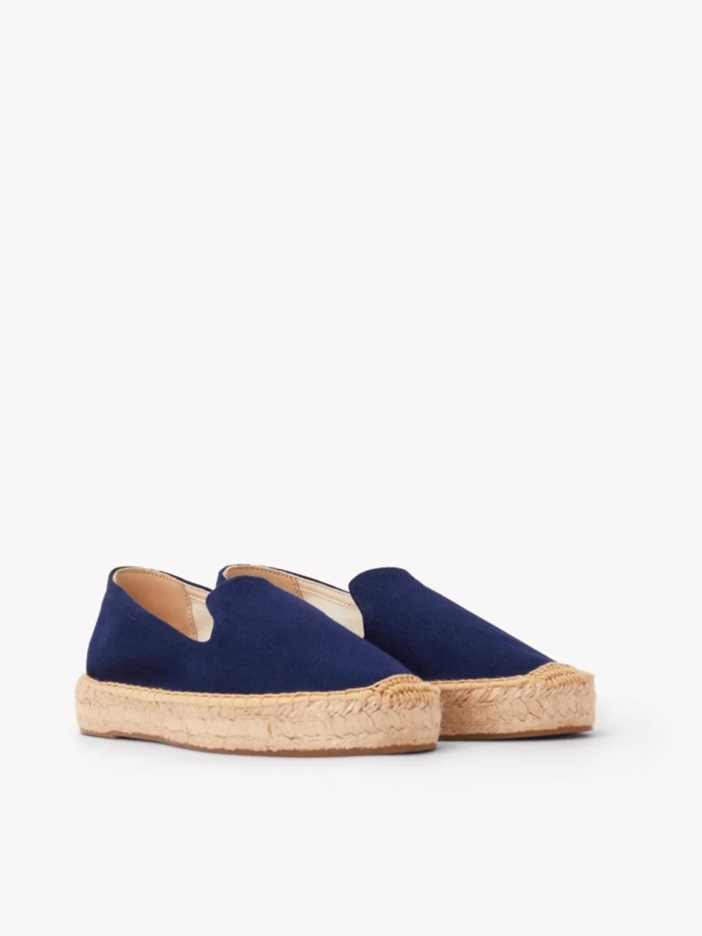 SOLUDOS Armada Blue Smoking Platform Espadrilles